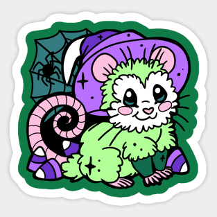 Halloween Opossum Sticker